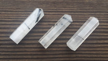 Load image into Gallery viewer, NATURAL TOURMALATED QUARTZ Single Terminated Gemstone Crystal Pencil Point (One)