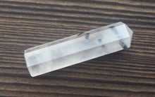 Load image into Gallery viewer, NATURAL TOURMALATED QUARTZ Single Terminated Gemstone Crystal Pencil Point (One)