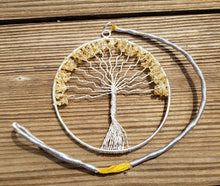 Load image into Gallery viewer, Natural CITRINE Tree Of Life Large Suncatcher Decoration Stone Gemstone