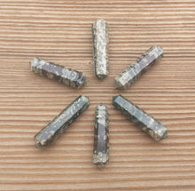 Load image into Gallery viewer, NATURAL RAINFOREST RHYOLITE Double Terminated Gemstone Crystal Pencil Point (One)