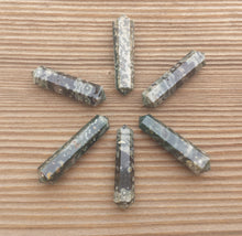 Load image into Gallery viewer, NATURAL RAINFOREST RHYOLITE Double Terminated Gemstone Crystal Pencil Point (One)