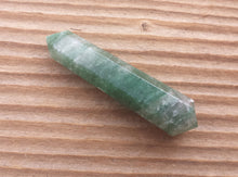 Load image into Gallery viewer, NATURAL JADE Double Terminated Gemstone Crystal Pencil Point (One)