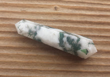 Load image into Gallery viewer, NATURAL TREE AGATE Double Terminated Gemstone Crystal Pencil Point (One)