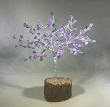 Load image into Gallery viewer, Natural AMETHYST Gemstone Chip Tree With 150 Stones Crystal Tree Of Life