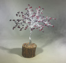 Load image into Gallery viewer, Natural GARNET Gemstone Chip Tree With 150 Stones Crystal Tree Of Life