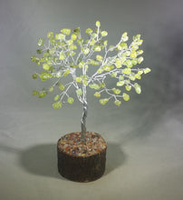 Load image into Gallery viewer, Natural PERIDOT Gemstone Chip Tree With 150 Stones Crystal Tree Of Life