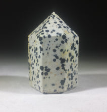 Load image into Gallery viewer, NATURAL DALMATIAN JASPER Carved Faceted Point Gemstone Crystal Point