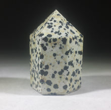 Load image into Gallery viewer, NATURAL DALMATIAN JASPER Carved Faceted Point Gemstone Crystal Point