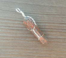 Load image into Gallery viewer, UNAKITE Wire Wrapped Double Point Pendant Stone Natural Gemstone