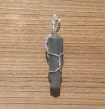 Load image into Gallery viewer, BLACK TOURMALINE Wire Wrapped Double Point Pendant Stone Natural Gemstone