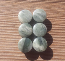Load image into Gallery viewer, RARE! Pair of Real GREEN LINE Jasper Plugs Gauges Body Jewelry Double Flared - Pick Size