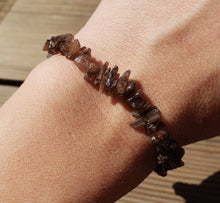 Load image into Gallery viewer, ANDELUSITE Natural Stone Gemstone Stretchy Chip Bracelet