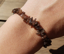 Load image into Gallery viewer, ANDELUSITE Natural Stone Gemstone Stretchy Chip Bracelet