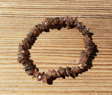 Load image into Gallery viewer, ANDELUSITE Natural Stone Gemstone Stretchy Chip Bracelet