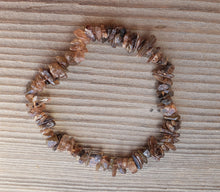 Load image into Gallery viewer, ANDELUSITE Natural Stone Gemstone Stretchy Chip Bracelet