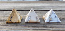 Load image into Gallery viewer, FOSSIL JASPER natural small gemstone crystal pyramid 20-22mm