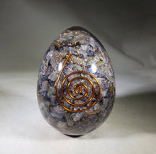 Load image into Gallery viewer, Large (70-75mm) BLUE AVENTURINE Orgone Gemstone Egg