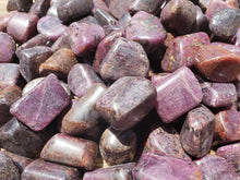 Load image into Gallery viewer, SIX (6) RUBY TUMBLED Stones Medium/Large Natural Tumble Stones
