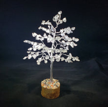 Load image into Gallery viewer, Natural CLEAR QUARTZ Gemstone Chip Tree With 150 Stones Crystal Tree Of Life