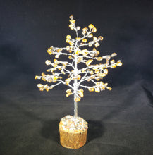 Load image into Gallery viewer, Natural TIGER EYE Gemstone Chip Tree With 150 Stones Crystal Tree Of Life