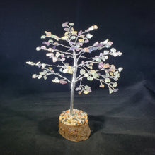 Load image into Gallery viewer, Natural FLUORITE Gemstone Chip Tree With 150 Stones Crystal Tree Of Life