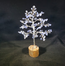 Load image into Gallery viewer, Natural SODALITE Gemstone Chip Tree With 150 Stones Crystal Tree Of Life