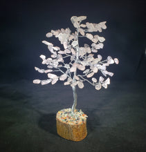 Load image into Gallery viewer, Natural ROSE QUARTZ Gemstone Chip Tree With 150 Stones Crystal Tree Of Life