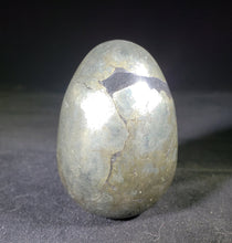 Load image into Gallery viewer, PYRITE EGG Natural Stone Hand Carved Gemstone Egg