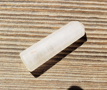 Load image into Gallery viewer, NATURAL ORANGE SELENITE Single Terminated Gemstone Crystal Pencil Point (One)