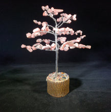 Load image into Gallery viewer, Natural RHODOCHROSITE Gemstone Chip Tree With 100 Stones Crystal Tree Of Life