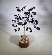 Load image into Gallery viewer, Natural ONYX Gemstone Chip Tree With 100 Stones Crystal Tree Of Life