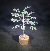 Load image into Gallery viewer, Natural GREEN AVENTURINE Gemstone Chip Tree With 100 Stones Crystal Tree Of Life