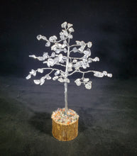 Load image into Gallery viewer, Natural CLEAR QUARTZ Gemstone Chip Tree With 100 Stones Crystal Tree Of Life