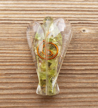 Load image into Gallery viewer, 2 INCH PERIDOT Orgone Gemstone Angel