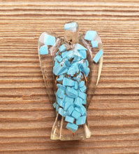 Load image into Gallery viewer, 2 INCH TURQUOISE Orgone Gemstone Angel