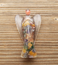 Load image into Gallery viewer, 2 INCH 7 CHAKRA Orgone Gemstone Angel