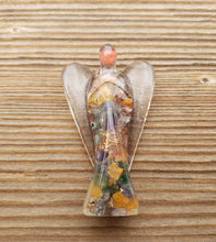 Load image into Gallery viewer, 2 INCH 7 CHAKRA Orgone Gemstone Angel
