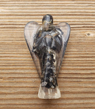Load image into Gallery viewer, 2 INCH BLACK TOURMALINE Orgone Gemstone Angel