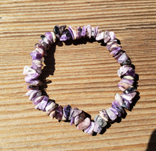 Load image into Gallery viewer, CHARIOTE Natural Stone Gemstone Stretchy Chip Bracelet
