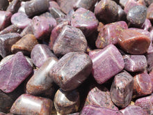 Load image into Gallery viewer, THREE (3) RUBY TUMBLED Stones Medium/Large Natural Tumble Stones
