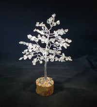 Load image into Gallery viewer, Natural CLEAR QUARTZ Gemstone Chip Tree With 150 Stones Crystal Tree Of Life