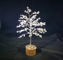 Load image into Gallery viewer, Natural CLEAR QUARTZ Gemstone Chip Tree With 150 Stones Crystal Tree Of Life