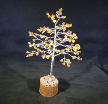 Load image into Gallery viewer, Natural TIGER EYE Gemstone Chip Tree With 150 Stones Crystal Tree Of Life