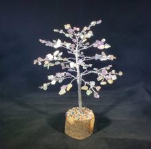Load image into Gallery viewer, Natural FLUORITE Gemstone Chip Tree With 150 Stones Crystal Tree Of Life