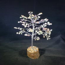 Load image into Gallery viewer, Natural FLUORITE Gemstone Chip Tree With 150 Stones Crystal Tree Of Life
