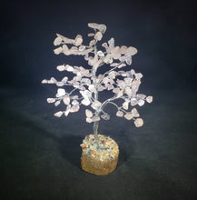 Load image into Gallery viewer, Natural ROSE QUARTZ Gemstone Chip Tree With 150 Stones Crystal Tree Of Life