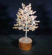 Load image into Gallery viewer, Natural GOLDEN QUARTZ STEP Style Gemstone Chip Tree With 300 Stones Crystal Tree Of Life