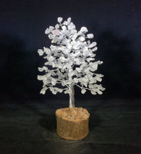 Load image into Gallery viewer, Natural CLEAR QUARTZ STEP Style Gemstone Chip Tree With 300 Stones Crystal Tree Of Life