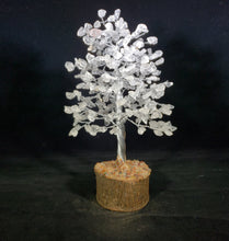Load image into Gallery viewer, Natural CLEAR QUARTZ STEP Style Gemstone Chip Tree With 300 Stones Crystal Tree Of Life