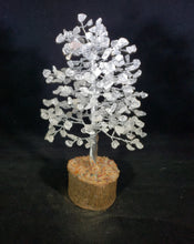 Load image into Gallery viewer, Natural CLEAR QUARTZ STEP Style Gemstone Chip Tree With 300 Stones Crystal Tree Of Life